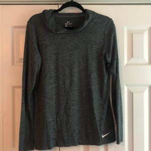 Nike long sleeve hooded top size L